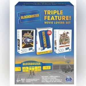 Blockbuster Triple Feature Movie Lovers Set
